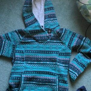 Koppen Turquoise Hooded Fleece